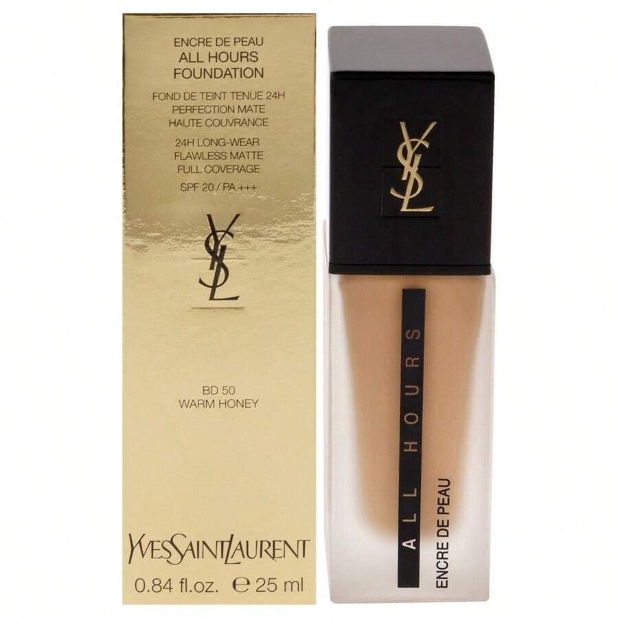 All Hours Foundation Spf 20 - Bd50 Warm Honey By Yves Saint Laurent For Women - 0.84 Oz Foundation - Fair - View 1
