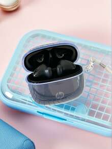 HP H10J 蓝牙 5.4 无线耳机 | 30 小时待机 | 轻巧便携 | 带麦克风 | 适用于 iPhone/安卓手机 | 游戏音乐两相宜 | 圣诞礼物 - 查看 2