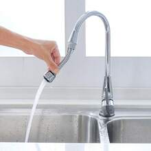 1/2pcs 360° Rotating Faucet Aerator, Stainless Steel Kitchen Faucet Sprayer Head, Dual Mode High Pressure Water Saving Extension, Anti-Splash Faucet Sprayer Head, Suitable For Kitchen And Bathroom, No Power Required - Multicolor - View 6