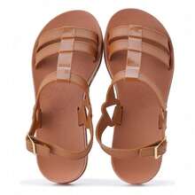 Women's Flat Sandal, Super Comfortable, Soft, Stylish, Casual, For All Occasions - Rỉ Nâu - Xem 7