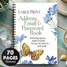 1本趣味螺旋密码笔记本，用于记录互联网和电脑登录信息，包括网站、用户名、密码等，适合家庭或办公室使用，也可作为办公日志记录本。是送给同事的完美礼物，也是生日、节日和聚会的理想之选。适合日常佩戴和节日庆典，四季皆宜，是节日配饰的理想选择。 - Fun Password Notebook - 查看 6