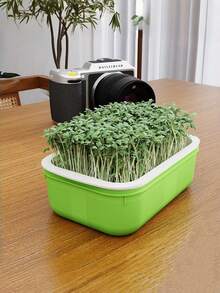 1个豆芽种植器，发芽装置，水培小麦草种植盘，家用无土栽培发芽盘 - 育苗盆 - 查看 6
