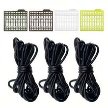 Set de 7 piezas: Alarma de mordida con rejilla + Tubo de goma suave europeo para pesca de carpa de 2m, Accesorios anti-pesca de carpa, Set de equipo de pesca estilo europeo - Multicolor - Ver 10