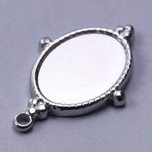2pcs Assorted Geometric Shapes Including Rectangle, Circle, Oval, Square 304 Stainless Steel Pendant, Jewelry Making Charms, Suitable For DIY Photo, Stone, Resin Jewelry Trays And Bases, Vintage Personalized Accessories For Men And Women - Geometry - View 8