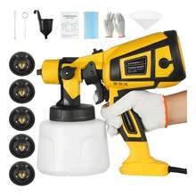 Máquina De Pintura Eléctrica Con Pistola De Pintura 1400 Ml - Tipo de Enchufe A Japonés (100V) - Ver 1