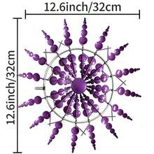 3D Metal Windmill Outdoor Decor, Stainless Steel Multi-Color Yard Decoration, Creative Garden Decor Rotating Wind Spinner, Housewarming Gift - Multicolor - View 11