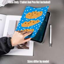 Centered On Playful Simple-Drawn And Healing Life Elements, It Includes Four Styles: Starry Car Bunny, Blue Heart Stripe, Staff Dolls, And Star Bread. It Blends The Playful Picture-Book Vibe, Fresh Gentle Girly Charm, And Retro Artistic Atmosphere, While Boasting Practical Protective Functions, Making It A Cute Choice That Balances Aesthetics And Utility. - Star-shaped Bread - View 3