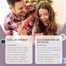Manualidades DIY, kit para moldear manos en yeso, kit para moldear manos en familia: kit extragrande para moldear manos, perfecto para familias, idea de regalo única para la familia, ideal para padres, esposas y recuerdos conmemorativos. - A - Ver 7