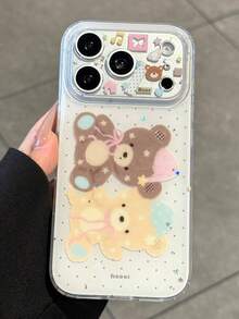 小众 Ins 波点可爱相机图案手机壳，适用于苹果 16/17 Pro Max/ 15 Pro，全包防摔保护壳，女士款，14/13 - 白色 - 查看 10