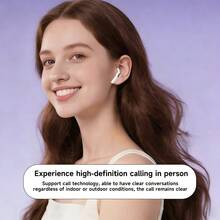 NEW SENYANG 2026 Neues Design Kabellose In-Ear Kopfhörer, Stereo HiFi Bass Ohrhörer, geeignet für Android/iOS Smartphones, Gaming, Sport, Geschenk - Übersicht 3