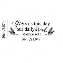 Psalm Vinyl Wall Art Religious Home Decor Quote Bible Scripture Wall Decals - B - View 6