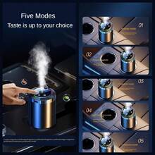 Smart Car Air Freshener Diffuser With Dynamic Light Show And Starry Sky Top Mode, Natural French Fragrance Oils/Perfume, Adjustable Fragrance Concentration, Long-Lasting Freshness, Cologne Scent, The Ideal Gift For Car Enthusiasts - Aroma Diffuser + 3 Bottles Of Marine Perfume - View 10