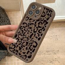 Ốp lưng điện thoại cao cấp họa tiết da báo bằng kim loại cho iPhone 15 Pro Max, 16/11/13 Pro/15 Pro/15/13 Pro Max, chất liệu chống sốc cho iPhone 14/13/12, bảo vệ toàn diện cho iPhone 12 Pro Max - Nhiều màu - Xem 3