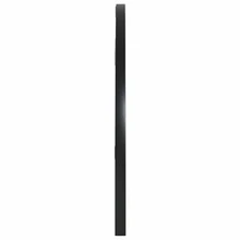 vidaXL Wandspiegel Schwarz 60x30 cm Gewölbt Eisen Geeignet für Schlafzimmer, Fitnessräume und Ankleidezimmer, einfach zu montieren, platzsparend und für mehr Komfort mit Tapeten kombinierbar. Auch als Schminkspiegel, Badezimmerdekoration, Wohnzimmerdekoration und verspiegelte Wandgestaltung geeignet - Einheitsgröße - Übersicht 3