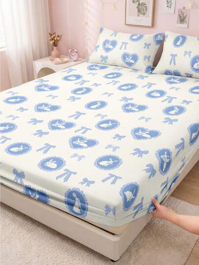 1 قطعة ملاءة سرير مطابقة، واقي للمرتبة، غطاء مرتبة يومي، ناعم ومنفذ للهواء، مناسب لجميع الفصول، خفيف الوزن وراحة كالسحابة، يناسب مرتبة مقاس كامل/ملكي بسمك يصل إلى 10 بوصات، ضروري للمنزل والسكن الجامعي، منسوجات منزلية وديكور المنزل