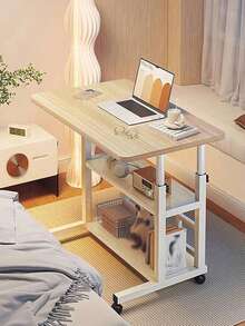 Mesa Escritorio Ajustable Para Oficina Y Hogar Mesa Auxiliar - Amarillo - Ver 1