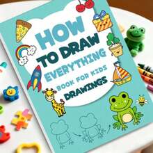 2 Books How To Draw: 200+ Step-By-Step Drawing Tutorials - A Guide For Artists To Draw Anything, Drawing Guidebook, Birthday And Christmas Gift, Creative Learning, Fun Illustrations, High-Quality Paper, Step-By-Step Instructions, Young Artists - Multicolor - View 7