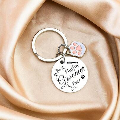 1pc Dog Groomer Keychain Best Groomer Gifts For Women Mothers Day Gifts For Pet Dog Groomers Woman Birthday Christmas Stuff