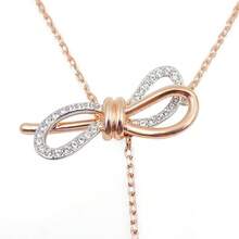 Swarovski Lifelong Bow Women's Necklace 5447082 - 白色5447082 - 查看 4