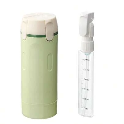 Botellas recargables de 4 en 1 para viajes, contenedores portátiles para champú, acondicionador, gel de ducha y cosméticos