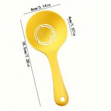 1 pieza Cuchara de arroz en forma de semicírculo amarilla, molde para bolas de sushi, adecuada para hacer sushi en casa, cocina y restaurante - Ver 7