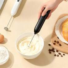 [Batidora Eléctrica/Frother/Milk Frother]1 Portable Handheld Mixer, Wireless Electric Blender, Electric Egg Beater, Milk Frother, Home Baking Cake Cream Mixer, Stainless - Steel Mixer - Multicolor - View 6
