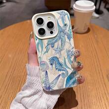 Ốp lưng điện thoại Ocean 1pc chất liệu TPU họa tiết sinh vật biển, tương thích với Apple 17 Pro Max/17/16 Pro Max/15/13/12/11, S20 FE/A15/S24/A55, Note 11/Note 12/Note 13 Pro, chống sốc toàn thân, mềm mại, phiên bản quốc tế, không phải phiên bản nội địa. - trắng - Xem 4