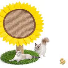 Sisal Sunflower Cat Scratching Board, Home Pet Supplies Cat Scratch Pad - one-size - View 2