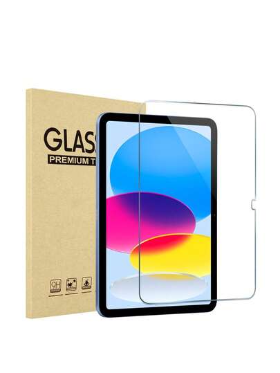 1pc Screen Protector Fit For IPad A16 2025 11th/10th Gen 2022 (11 Inch/10.9), High Definition Clear Tempered Glass Film Protector [Face ID & Apple Pencil Compatible] Ultra Sensitive Protective Case