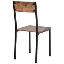 Dining Set, Dining Room Set With 2 Chairs, For Balcony, Dining Room & Living Room, Vintage Brown. Description - Brown - View 10