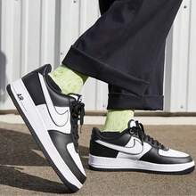 Nike 耐克男士运动鞋 AIR FORCE 1 空军一号休闲鞋 低帮滑板鞋 - 白色 - 查看 6