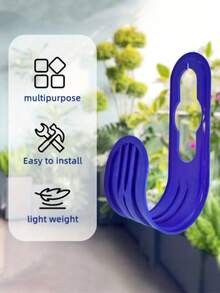 3pcs Wall Mounted Garden Hose Rack, Suitable For Garden Tools And Faucet Hooks, Easy Installation Space-Saving Wall Mount Design, Suitable For Garden And Yard - Hose Support - View 8