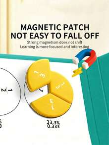 Công cụ giáo dục phân số mới năm 2025, Sách thực hành mô hình giáo dục khoa học về phân số, Minh họa tương tác thú vị trong lớp học về phép cộng và phép trừ, Quà tặng sinh nhật - Quà tặng Giáng sinh - Món quà hoàn hảo - Quà tặng - Nhiều màu - Xem 5