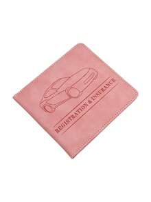Men's Random Vehicle Registration & Insurance Document Holder Wallet, Convenient For Organization And Storage, Casual Style - Multicolor - View 10