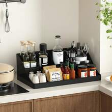 Coffee Station Organizer, Coffee Bar Cup Holder, Kitchen Countertop Accessories Sugar Packet Condiment (Black, 1 Pcs) - 白色,1 件 - 查看 8