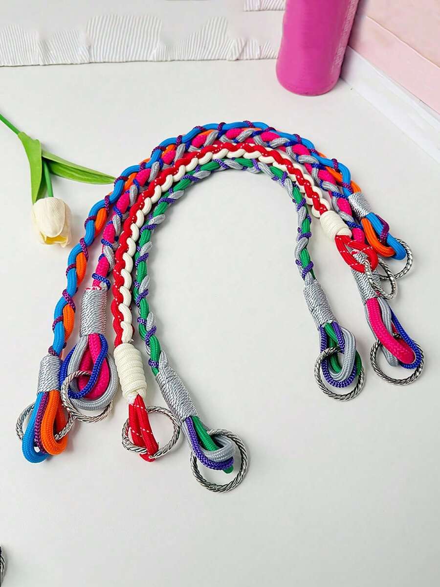 Túi xách nữ kiểu dáng thời trang mới, chất liệu nylon dệt họa tiết độc đáo, đa năng, tối giản, có dây đeo điều chỉnh được, thích hợp cho túi tote hoặc túi đeo chéo vai. - Nhiều màu - Xem 1