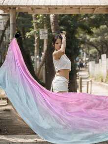 肚皮舞丝带流苏球舞蹈表演道具，适用于肚皮舞、表演、节日和嘉年华（多种颜色可选） - 彩色 - 查看 5