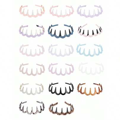 1pc Women's Minimalist Tortoiseshell Headband, Customized Non-Slip Hairband For Washing Face