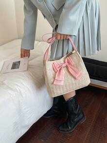 High-End Vacation-Style Bags In 2026 New Model - Elegant Women's Large-Capacity Daily Crossbody Bag - Pink - View 4