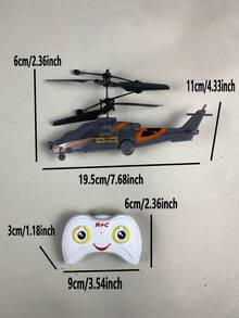 1pc RC Helicopter Drone, Crash-Resistant Material, Gesture Sensing Remote Control Helicopter. Christmas, Halloween Gift, Halloween Decor, RC Drone Flying Toy With LED Lights (With Remote Control Version And Non-Remote Control Version, Slight Size Variation Due To Manual Measurement, Accessory Colors Randomly Sent) - Multicolor - View 17