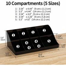 Coffee Station Organizer, Coffee Bar Cup Holder, Kitchen Countertop Accessories Sugar Packet Condiment (Black, 1 Pcs) - 白色,1 件 - 查看 3
