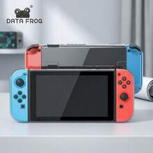 Funda protectora de PC transparente ultra delgada de DATA FROG para la consola y el mando Joy-Con, con protección completa del Body - Ver 2
