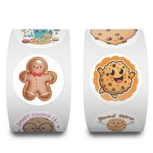 500pcs Cartoon Cookie Stickers, Suitable For Decorating Stationery, Cups, Phone Cases, Luggage School Supplies - 1 Set - View 3