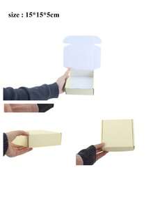 1pc Macaron Color Gift Box, Rectangular Or Square Shape, Suitable For Holiday Gifts, Birthday Gifts, Packaging/Shipping/Apparel Packaging, Storage Box - Multicolor - View 22