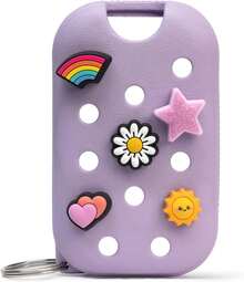 X  Special Edition Mist Case 1 Fl.OZ., Stylish Hand Sanitizer Spray Accessory, With 5 JibbitzTM Charms And Keyring, Pixie Lavender Color - trắng - Xem 10