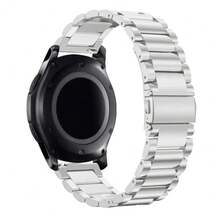这款20毫米和22毫米不锈钢表带兼容华为Watch GT6/GT6 Pro/GT5 Pro/GT5/GT4以及Galaxy Watch Series 7、6、5、4（40/44毫米）和6 Classic。此外，这款金属表带也适用于Watch 5 Active/5 Lite、Watch S4、S3、2 Pro。 - 銀色 - 查看 11