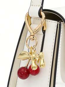Elegante portachiavi con lettera in oro e decorazione con fiocco di perle, pendente tridimensionale con lettere da A a Z, elegante portachiavi in lega, ciondolo per borsa, zaino, auto, accessorio perfetto per uso quotidiano delle donne, regalo ideale per coppie, portachiavi classico e semplice, decorazione, accessorio per borse, adatto come regalo per amici, famiglia, coppie, fidanzate, regalo importante, souvenir per le vacanze - Multicolore - Visualizzare 8