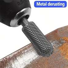 5 piezas Juego de limas rotativas de acero de 6 mm, carpintería DIY Juego de recorte de metal blando, herramienta de rectificado y reparación de metal - Multicolor - Ver 4