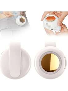 Ventilador esencial portátil para vacaciones de verano - Ventilador personal mini giratorio 360°, con clip, ventilador de enfriamiento recargable y pequeño para enfriamiento rápido - Estilo de clip - Ver 2