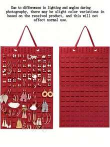 Earring Organizer/Hanger - Holds Up To 300 Pairs Of Earrings, Compact Design, Soft Material, Women's/Girls Earring Hanger/Display Rack - 1 Piece - Multicolor - View 13